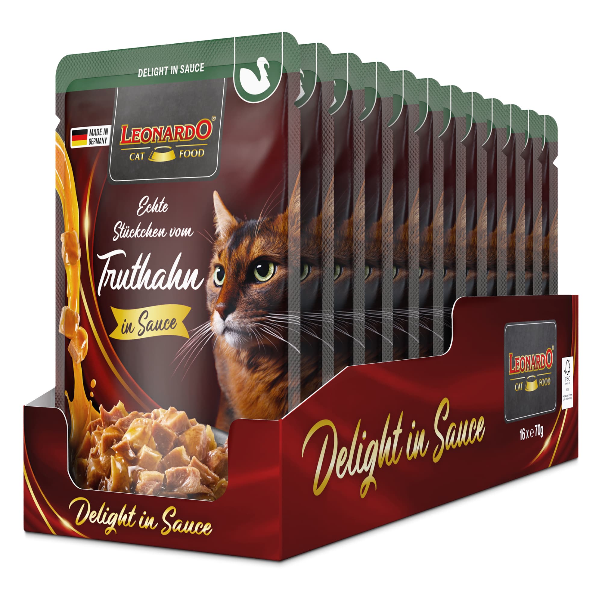 Leonardo Delight in Sauce Kalkoen