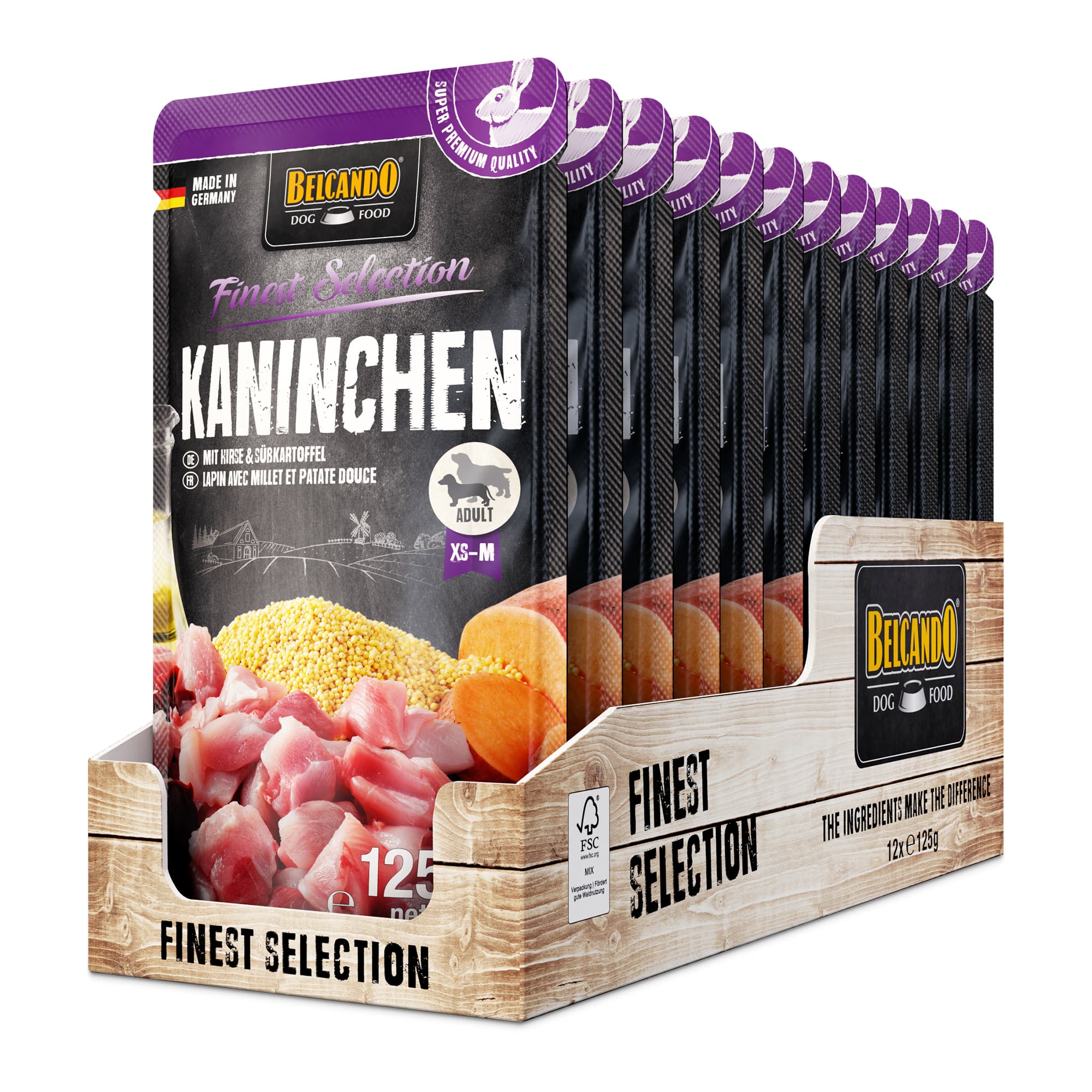 Belcando Finest Selection Konijn met gierst zoete aardappel