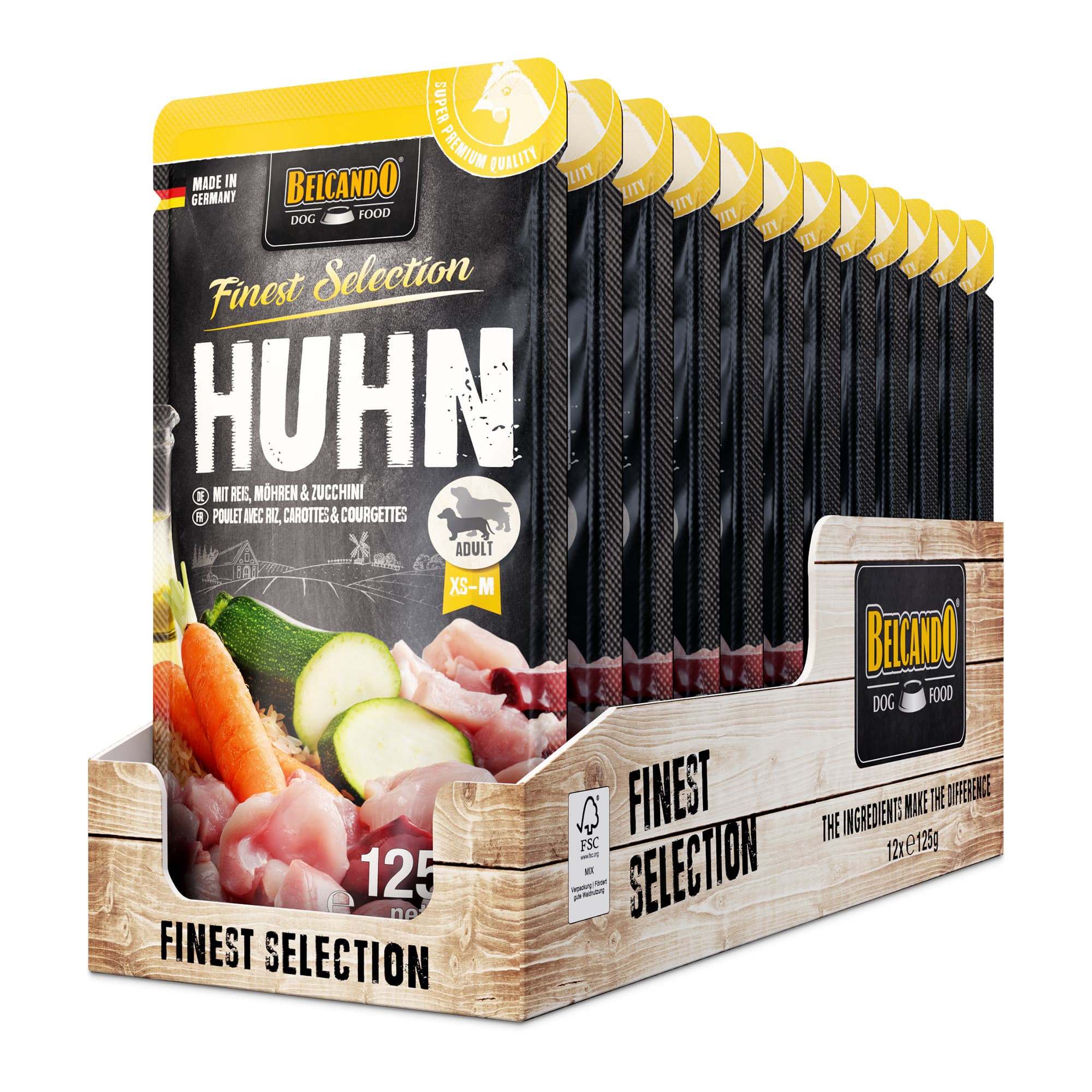 Belcando Finest Selection Kip met rijst wortelen courgette