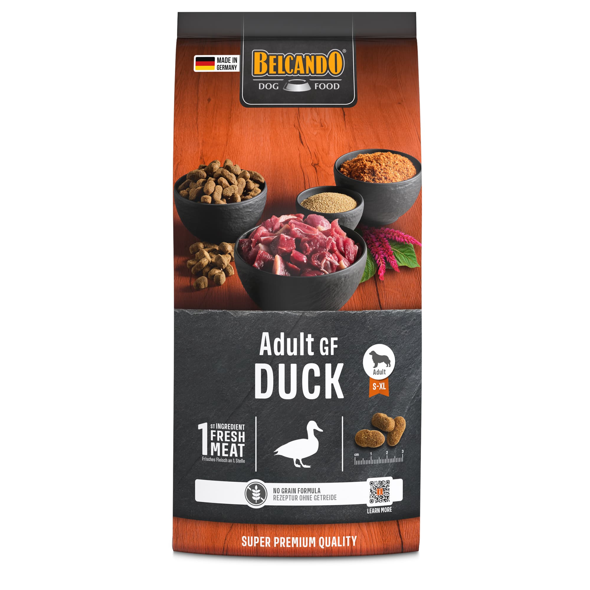 Belcando Adult GF Duck 1 kg, voorkant