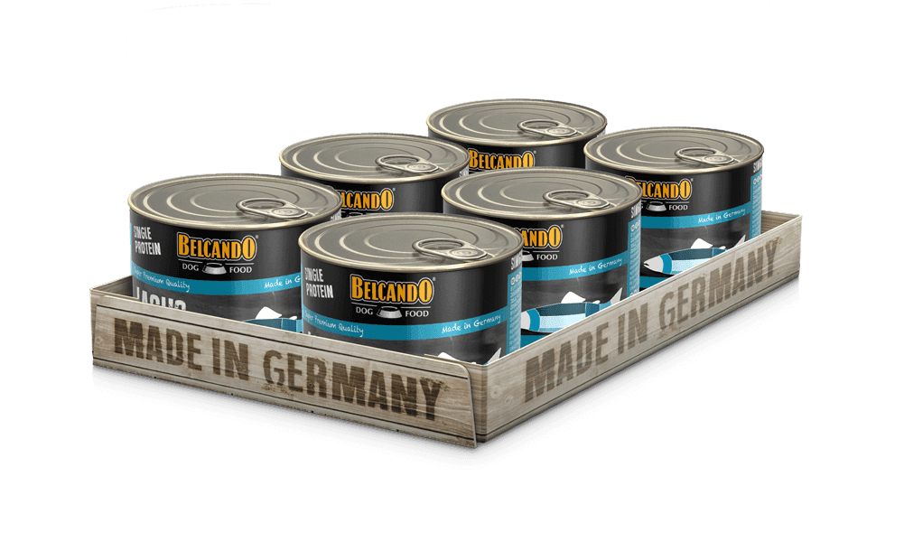 Belcando Single Protein Zalm 6 × 200 g, voorkant