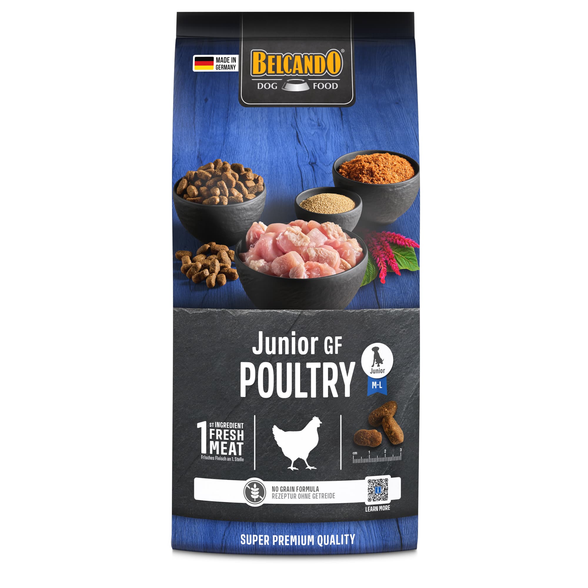 Belcando Junior GF Poultry 1 kg, voorkant