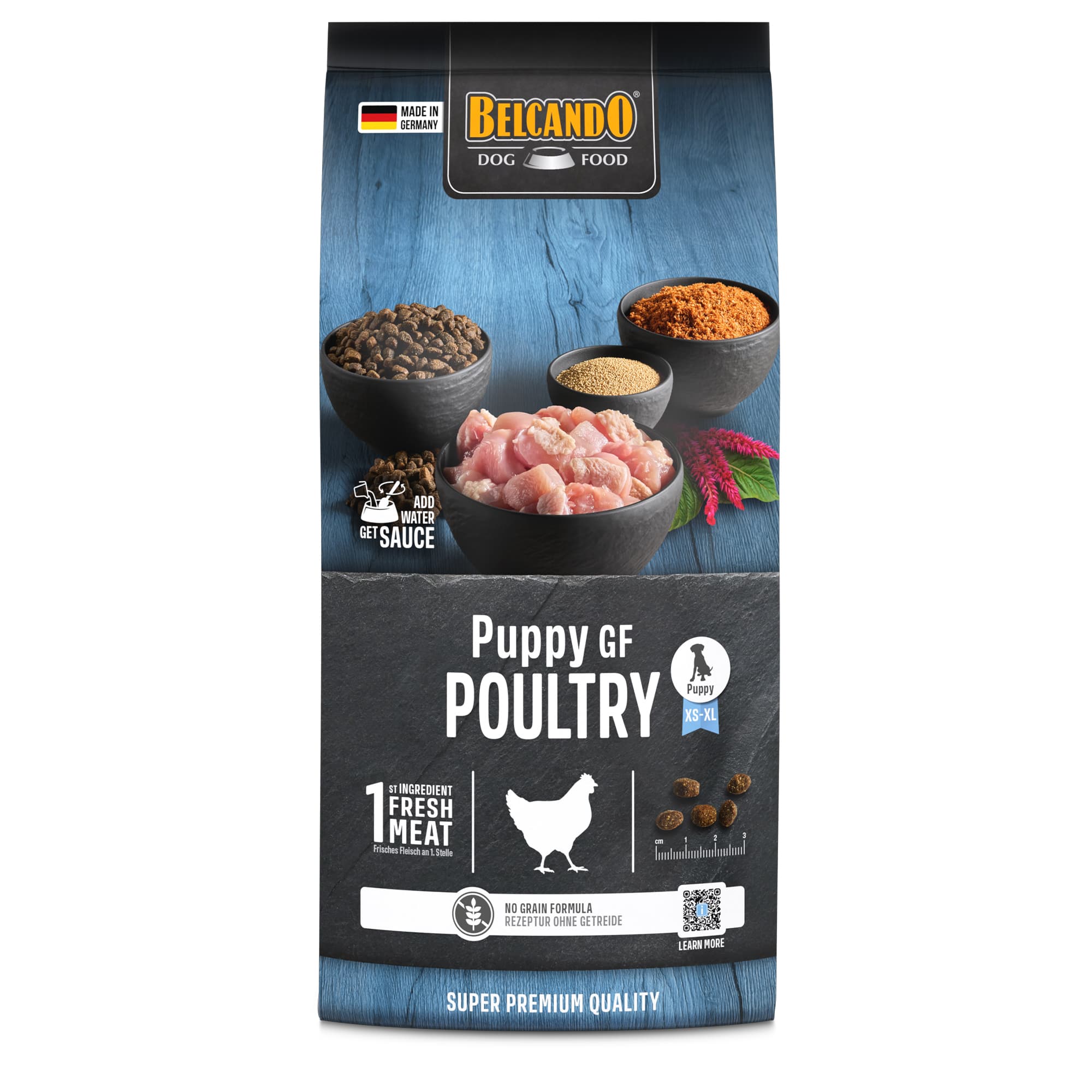 Belcando Puppy GF Poultry 1 kg, voorkant