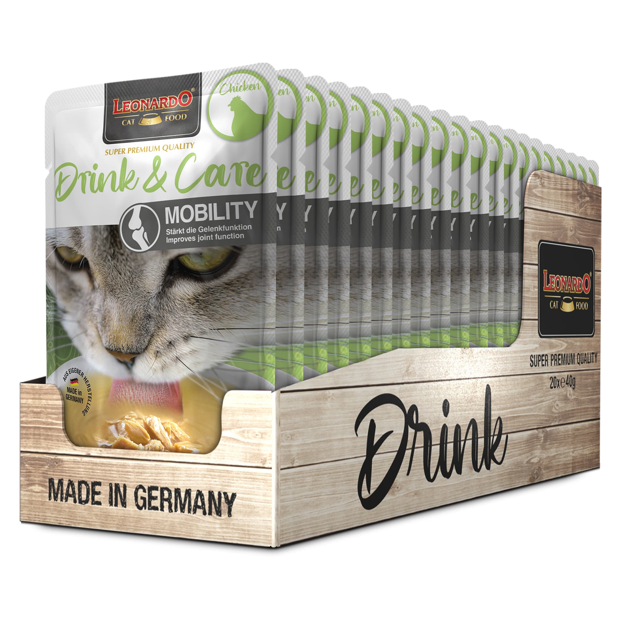 Leonardo Drink Care Mobility 20 × 40 g, voorkant