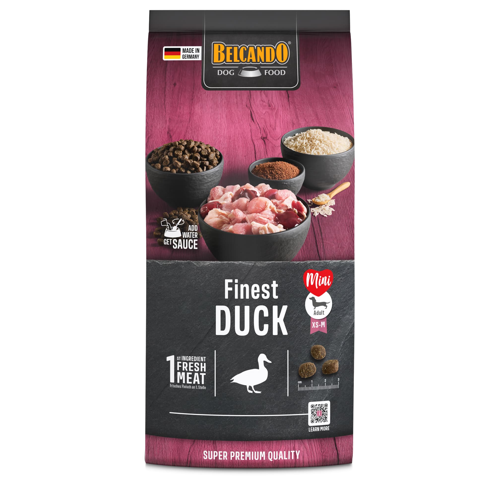 Belcando Finest Duck 1 kg, voorkant