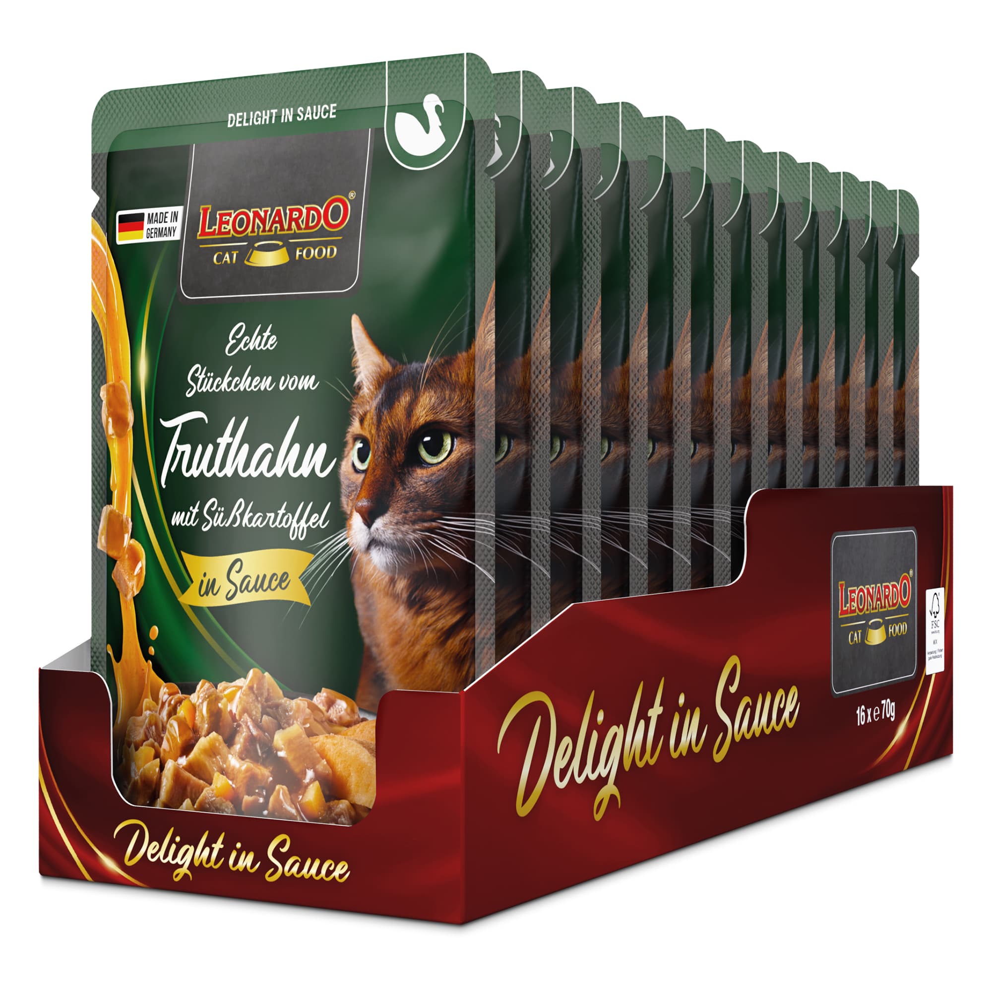Leonardo Delight in Sauce Kalkoen met zoete aardappel