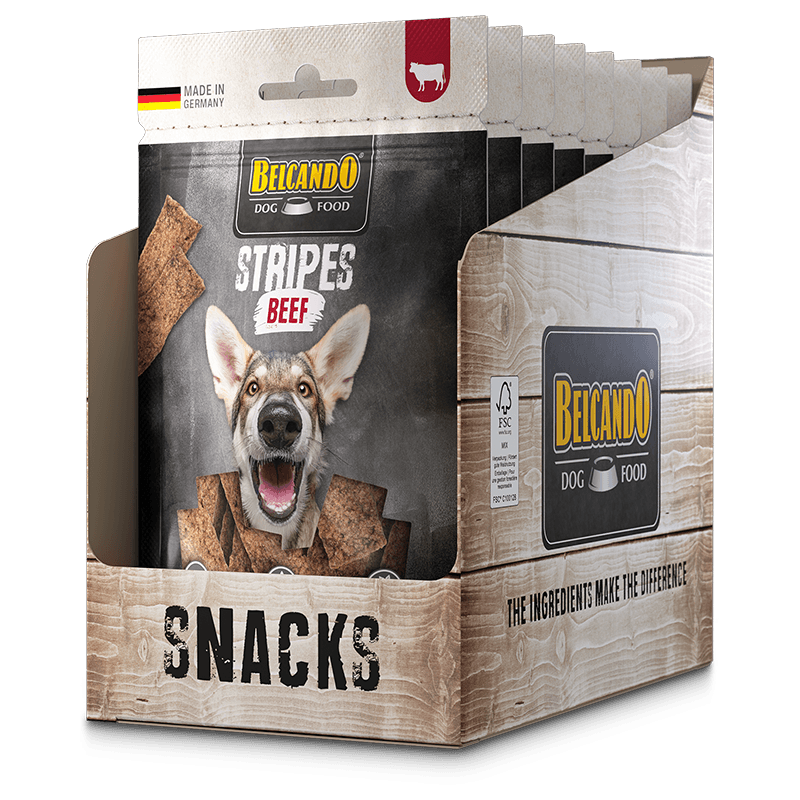 Belcando Stripes Beef 8 × 70 g, voorkant